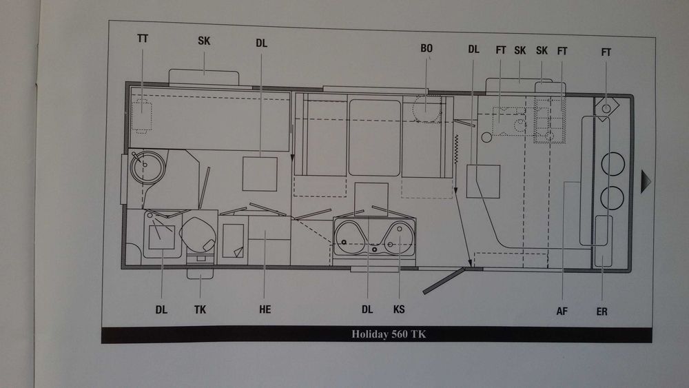 Caravana Eifelland Holiday 560 TK com pouco uso e tudo incluido