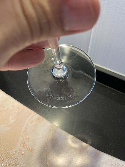 Flutes cristal Burberry