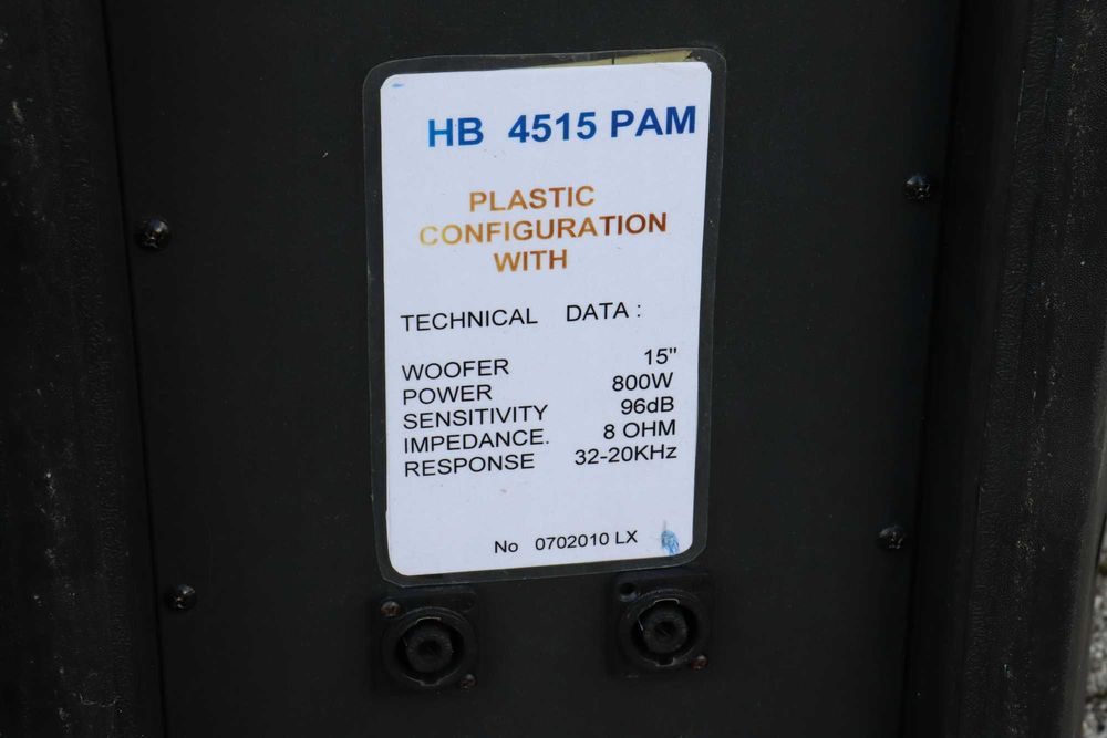 Kolumny HB 4515 PAM Blow Adrenaline 15'' odbiór TYLKO osobisty