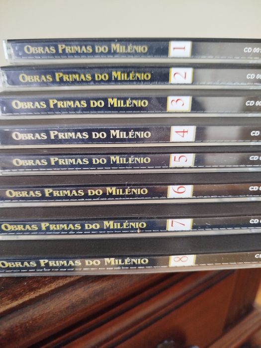 Vendo oito CDs novos O Melhor da Música Clássica ,coleção completa.