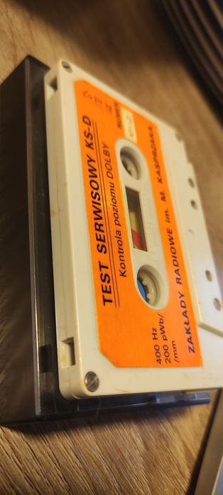 Kaseta serwisowa Unitra ZRK KS-D test Dolby