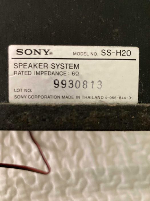 Colunas Sony SS-H20