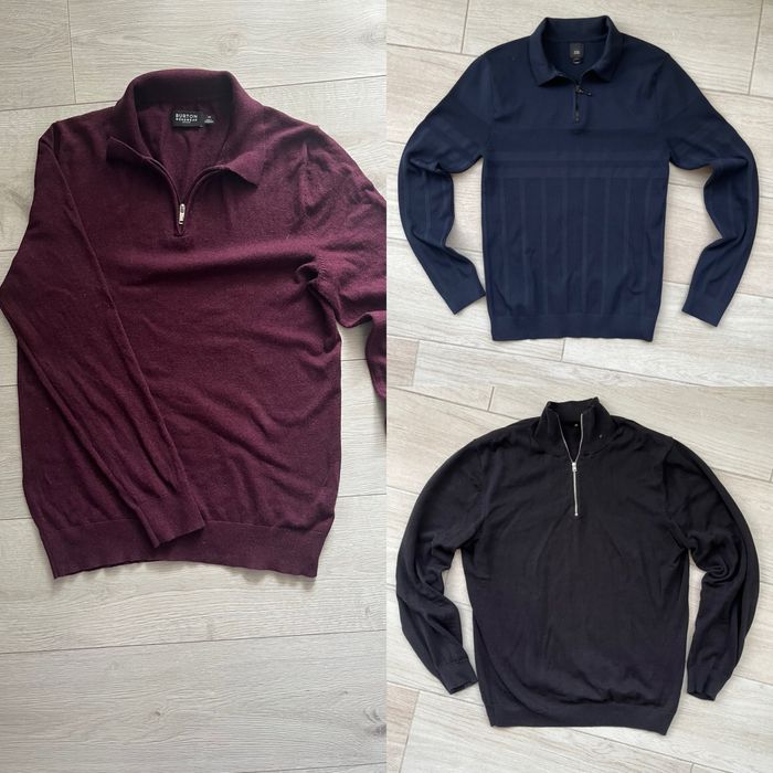 Светр кофта 1/4 zip зіп old money зіпка змійка