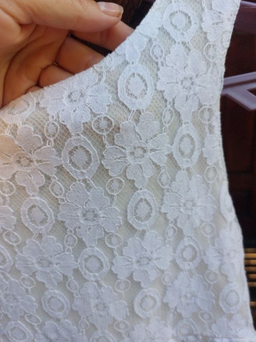 Біле мережево плаття платтячко 122 128 6 7 років