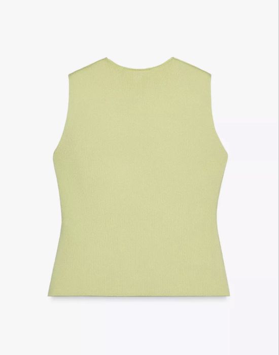 Трикотажний топ жилетка zara