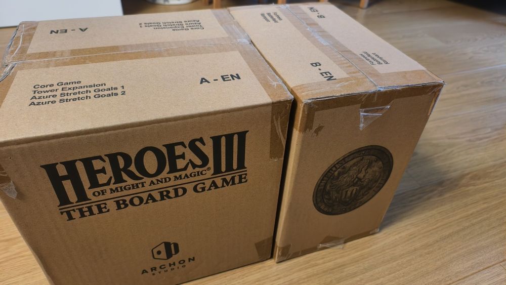 Heroes of Might and Magic 3 Boardgame Grail Pledge English Angielska
