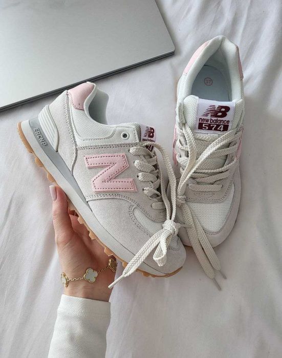 !SALE! Жіночі кросівки New Balance 574 Grey Pink 36 37 38 39 40 41