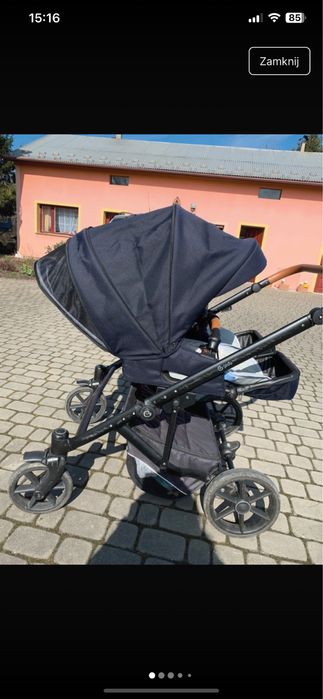 Wózek bliźniaczy Jedo Duo spacerówka