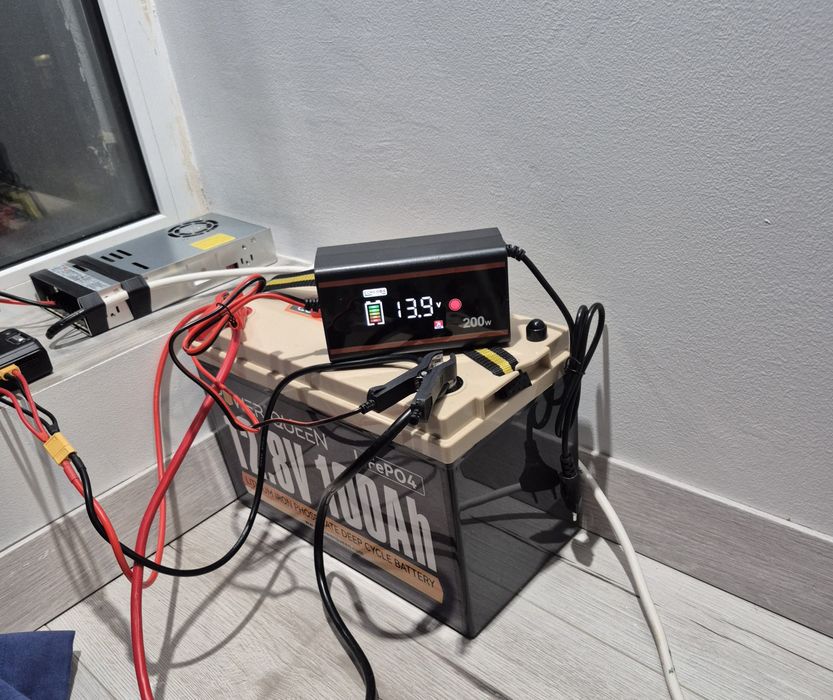 Розумна зарядка 12V 15A (200W) для АКБ та LiFePO4 + Режим Блоку Живлен