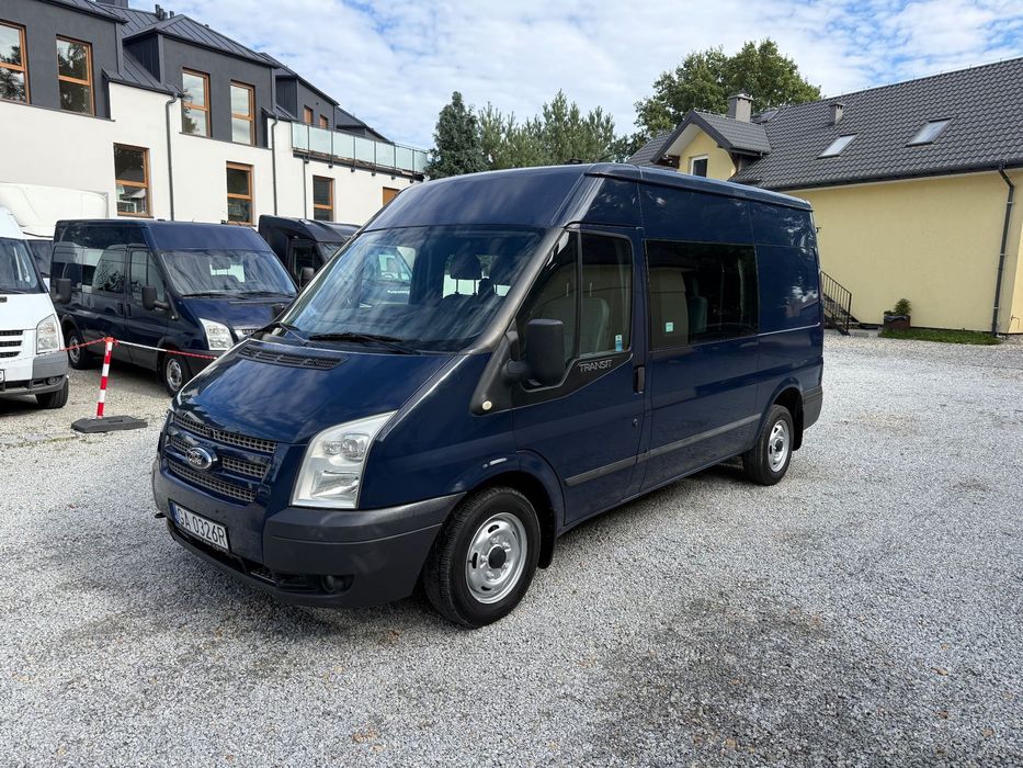 Ford Transit 2.2 TDCI 6 osób Salon PL Brygadówka DOKA  Niski przebieg Salon PL Brygadówka Doka