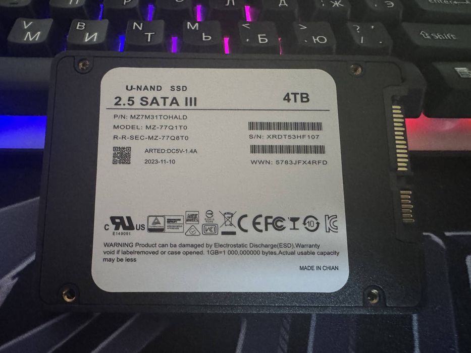 Ssd 2.5 Sata3 3D Nand Blue 4 ТБ