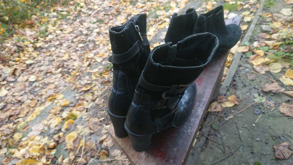 Зимняя женская обувь в нормальном состоянии (даром)