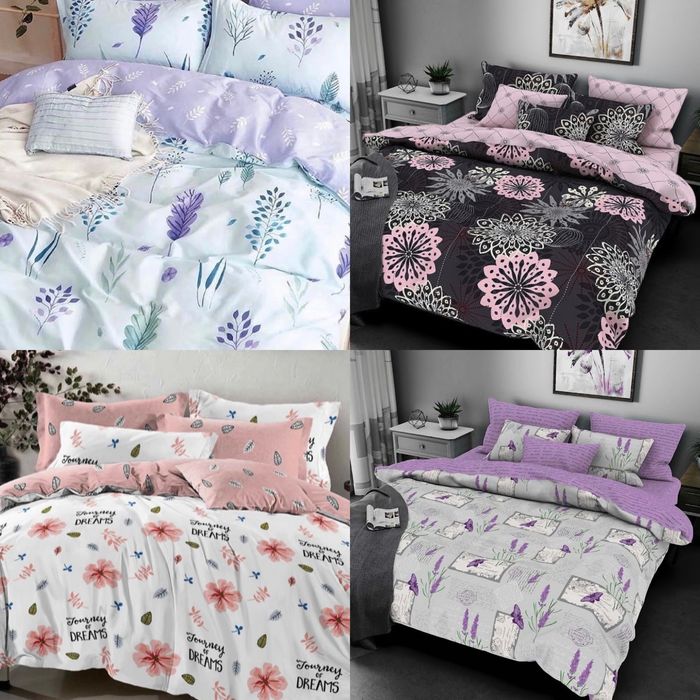 Постельное белье с простыней на резинке Бязь Gold