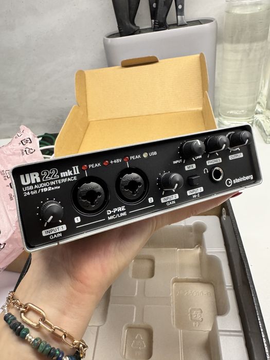 USB аудіоінтерфейс Steinberg UR22 MKII аудіокарта звукова карта