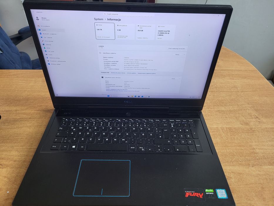 Laptop Gamingowy Dell G7