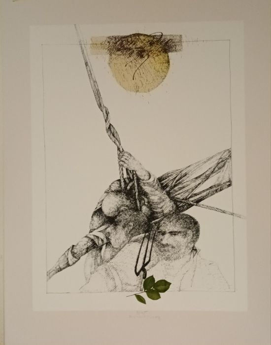 Serigrafia de Rogério Ribeiro