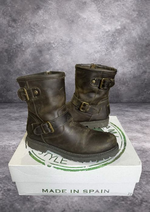 Panama Jack skórzane botki biker 39 – nowe bez metki, naturalna skóra