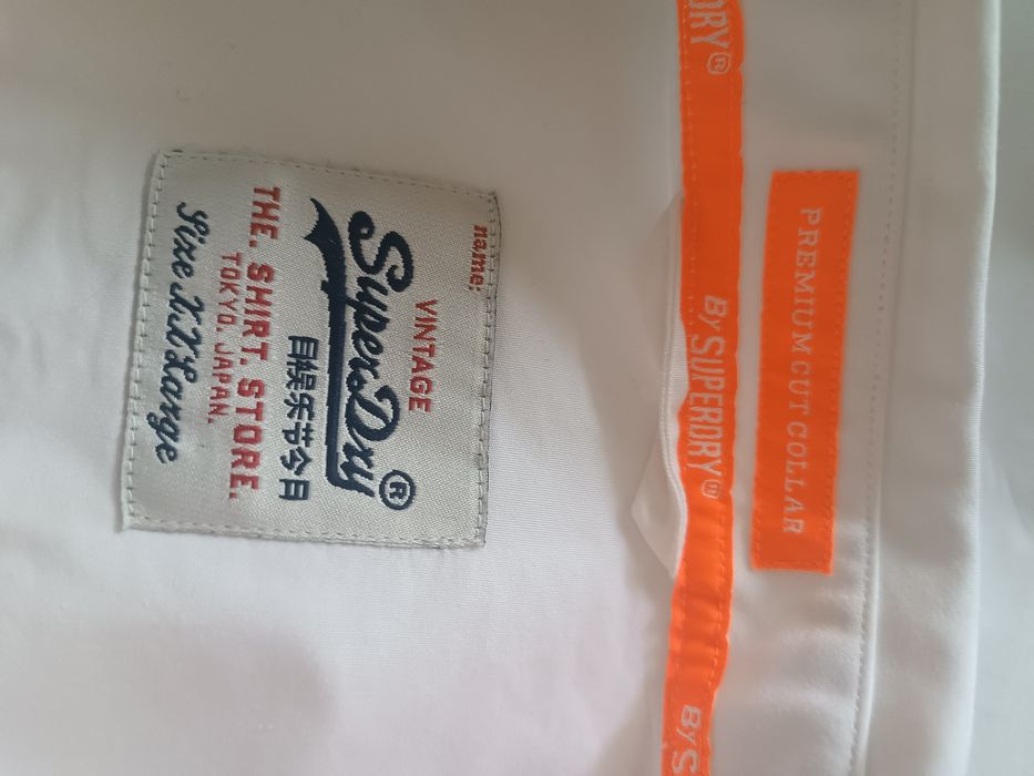 Koszula biała premium Superdry