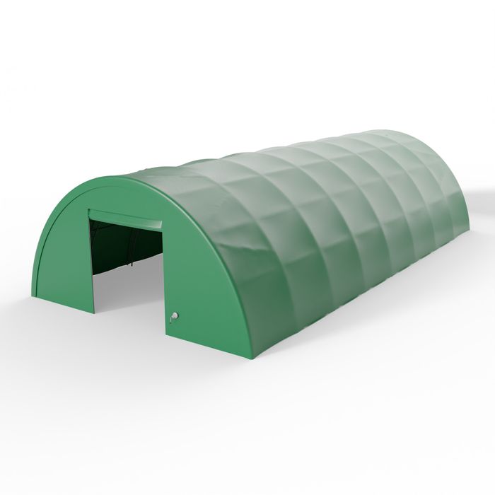 Hala namiotowa łukowa wzmocniona 12,2x24m PVC 900g/m² całoroczna, gruba plandeka, wzmocniona