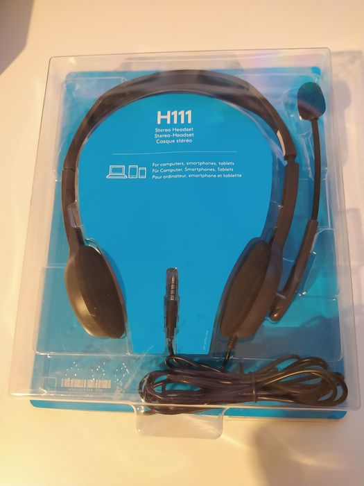 Zestaw słuchawkowy, słuchawki Logitech H111