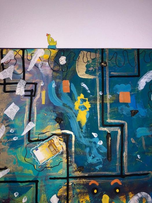 Pintura abstrata original
