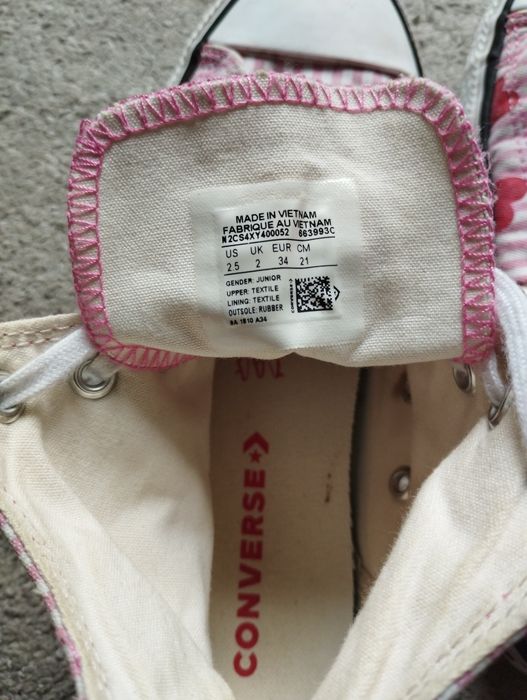 Trampki Converse dziewczęce