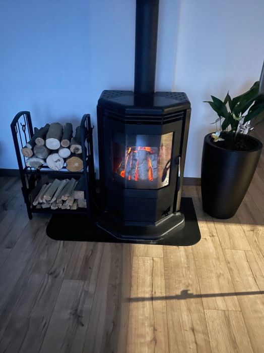 Kosz na Drewno Kominkowe Stojak Metalowy Akcesoria Przybory do Kominka