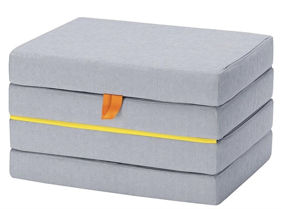 IKEA SLÄKT pufe/colchão dobrável 2 unidades