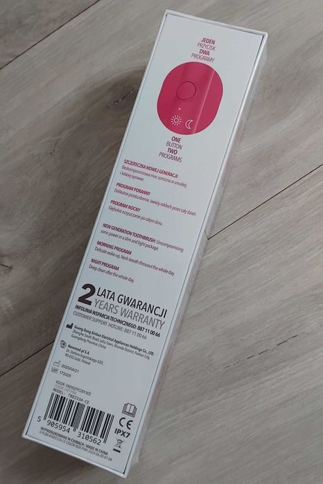 VITAMMY Pura Slim Szczoteczka soniczna do zębów nowej generacji różowa