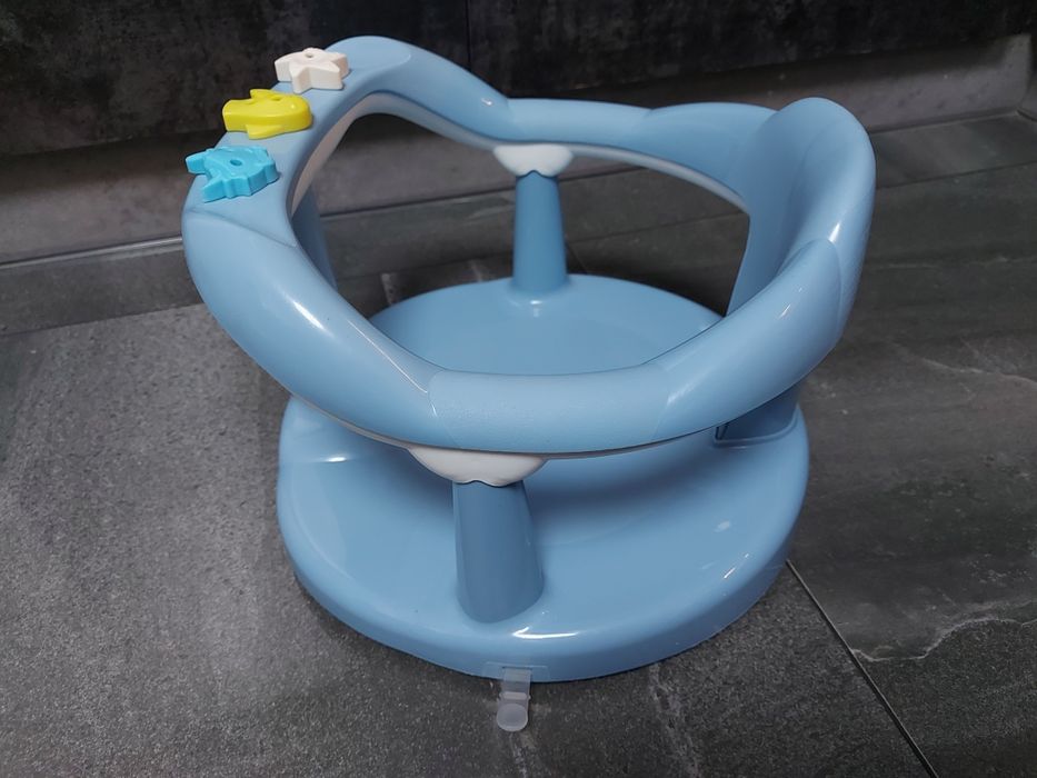 Niebieskie krzesełko do kąpieli Thermobaby Aquababy.
