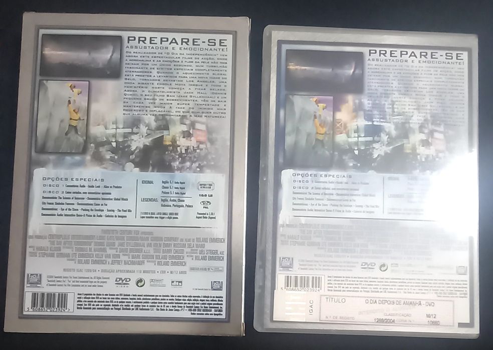 DVD O dia depois de amanhã