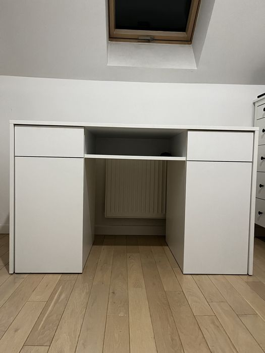 Biurko do nauki białe stolik