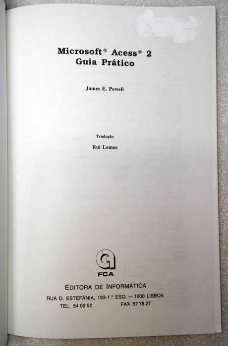 Livro Guia Práctico - Microsoft Access 264750578518145123