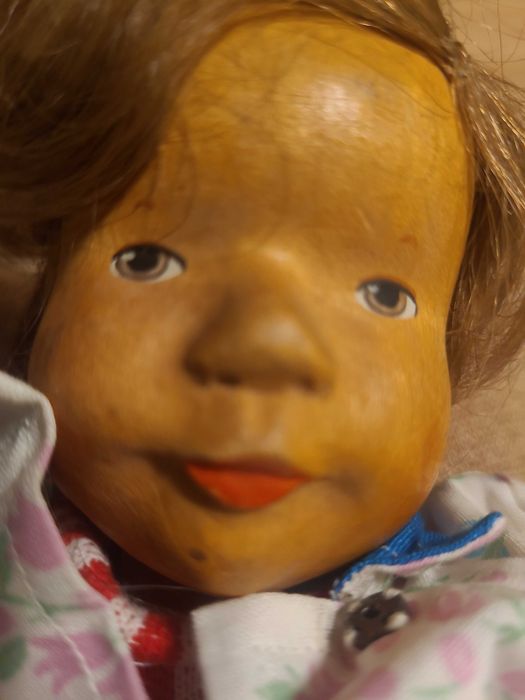 Lalka artystyczna z lat 50.–60 typ „Kruse-style”