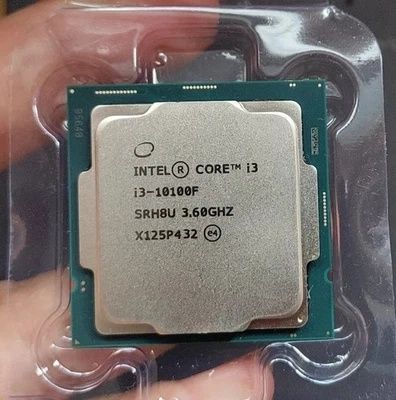 Процесор Intel Core i3-10100F, працює ідеально