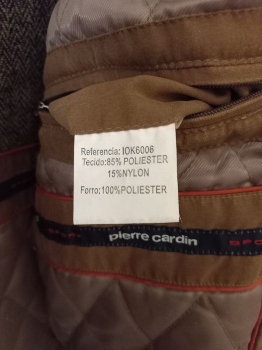 Casaco/blusão para homem Pierre Cardin em pele de pêssego