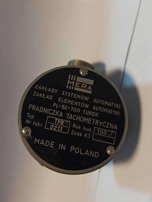 Wojskowa prądniczka tachometryczna TPR-2 kolekcjonerska