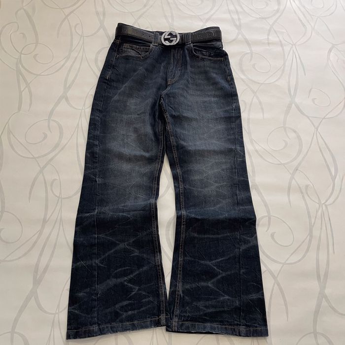 Джинсы Bershka flared jeans y2k opium erd archive viper drip drill