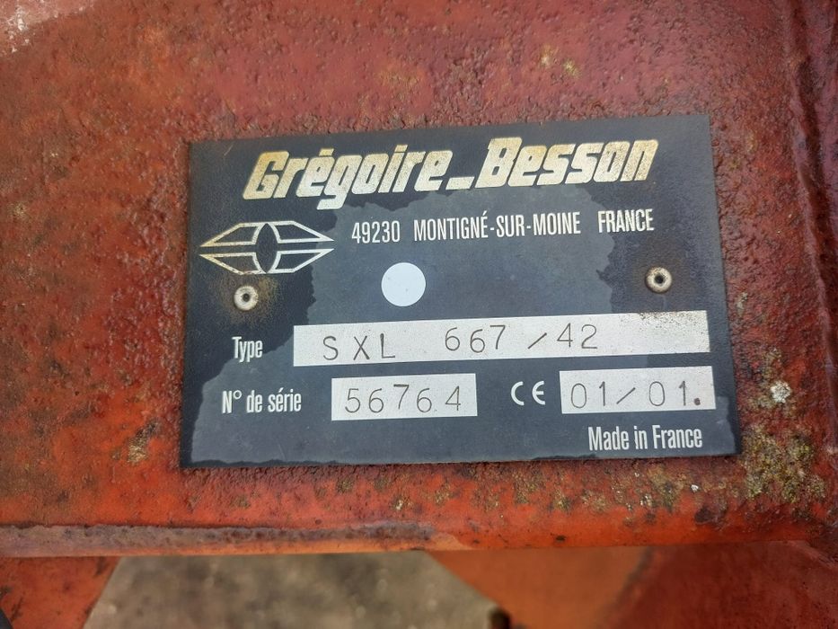 Brona talerzowa gregoire besson sxl 420cm 4.2m