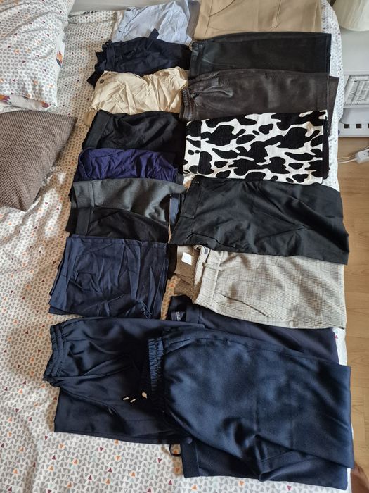 Saias, calcoes e calças