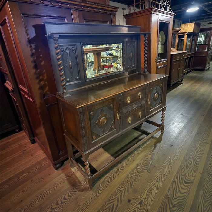 Stylowy drewniany kredens z Holandii | Toaletka - komoda Antyk dowoz