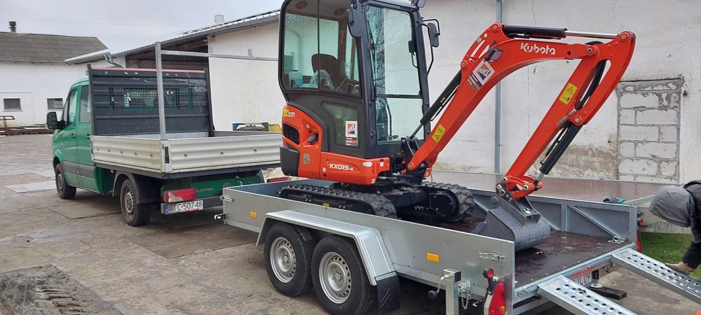 Koparko-ładowarka  Minikoparka  Wywrotka z HDS