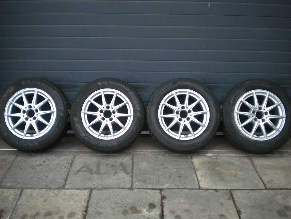 ! Koła zimowe aluminiowe 16 5x112 oryg Mercedes A B W177 W247 TPMS