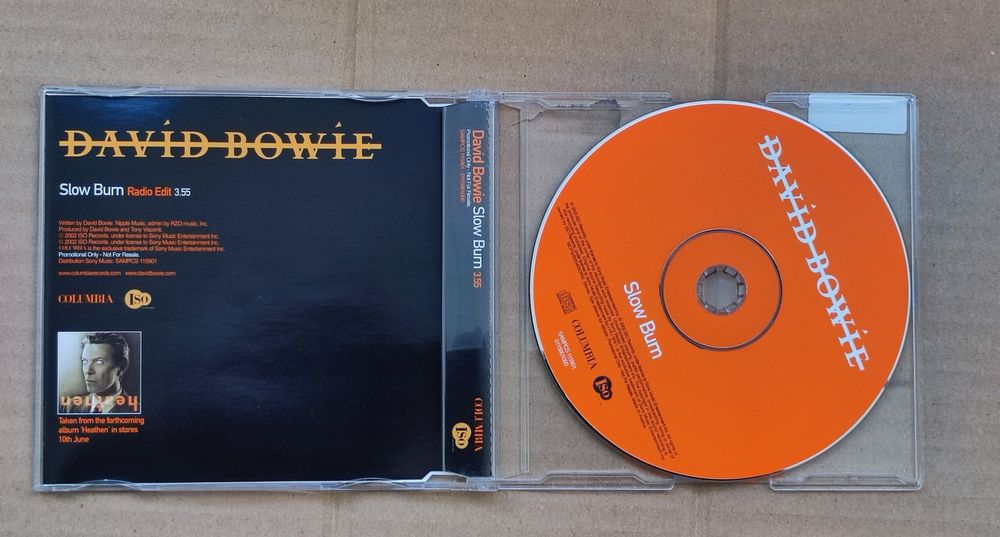 David Bowie Slow Burn płyta CD singiel promujący