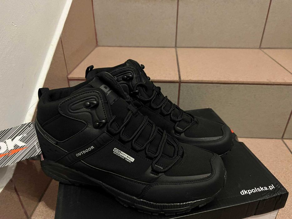 Buty Zimowe Męskie Czarne Wodoodporne Nr 44