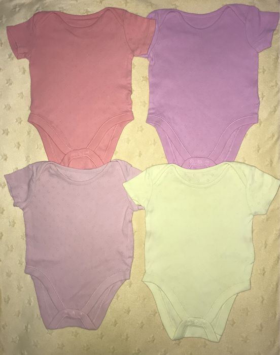 Бодіки на дівчинку 62, 68, 74, 80, 86, 92, 98 р.