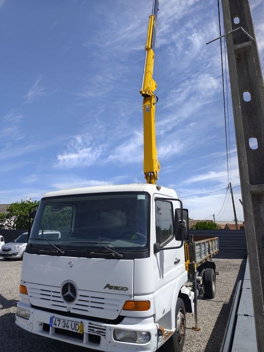Camião Mercedes Benz 815 Atego Com Grua e Basculante