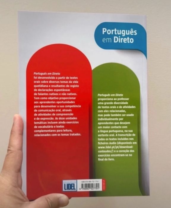 Livro NOVO "Português em Direto"