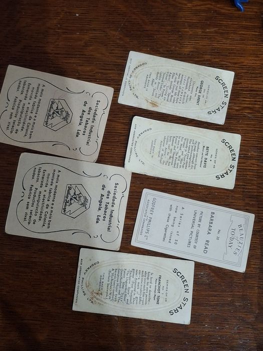 Cromos vintage tabaco  brindes