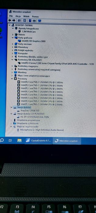 Acer Aspire 5749 i7 8 GB Ram ssd 128